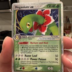 🌿 Meganium ex – Unseen Forces – 106/115 – NM- Vintage Pokemon Card
