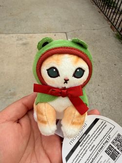 Mini Mofusand Green Frog Plush
