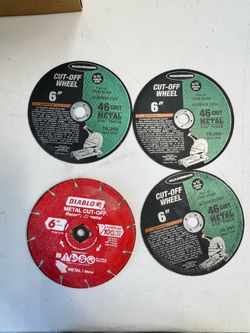 6in Metal Cut-Off Wheels