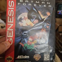 1995 Sega Genesis batman forever video game
