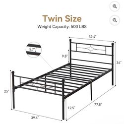 Black Twin Bed Frames