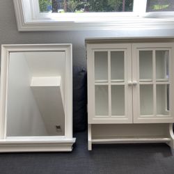 Mirror And Glass Cabinet 