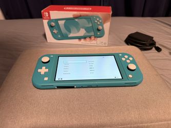 Nintendo Switch Lite Turquoise - Complete in Box - Like New