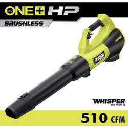 RYOBI ONE+ HP 18V Brushless Cordless 130 MPH 510 CFM Leaf Blower (Tool Only) @Ry-187