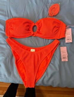 Orange Swimsuit L 12/14 - NEW