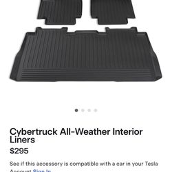 Cybertruck All Weather Liners/car Mats