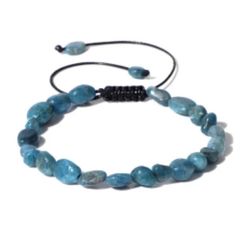 B88 - Natural Apatite Stones Bracelet!