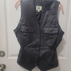 Vintage Womens Biker Vest
