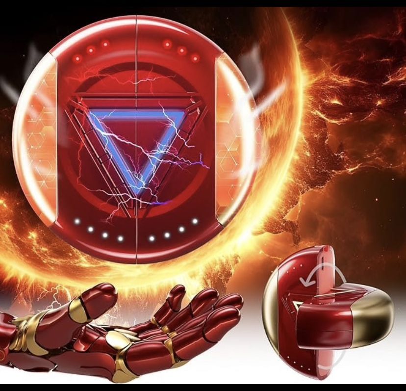 Iron Man  2-in-1 Rechargeable Hand Warmers – Arc Reactor Design