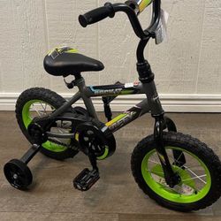 HUFFY ROCK IT KIDS BIKE W/TRAINING WHEELS 12INCH
