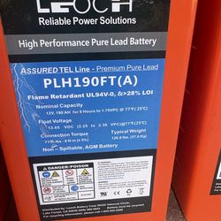 12v 190Ah Gel Batteries 🔋 Delivery Available