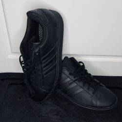 Adidas Grand Court 2.0 Men’s Sneakers | Classic White | Clean & Comfortable, Black, Size 12