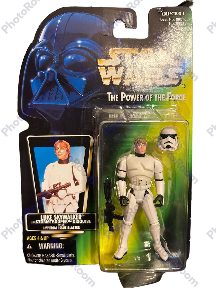 Star Wars 1996 Collection 1 Luke Skywalker In Stormtrooper Disguise With Imperial Issue Blaster Holo