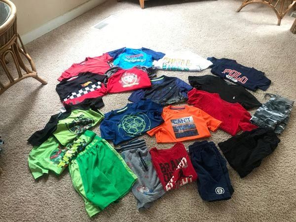 BOYS ASSORTED SUMMER CLOTHES SIZE 8 JORDAN, TEENAGE TURTLES & MORE !