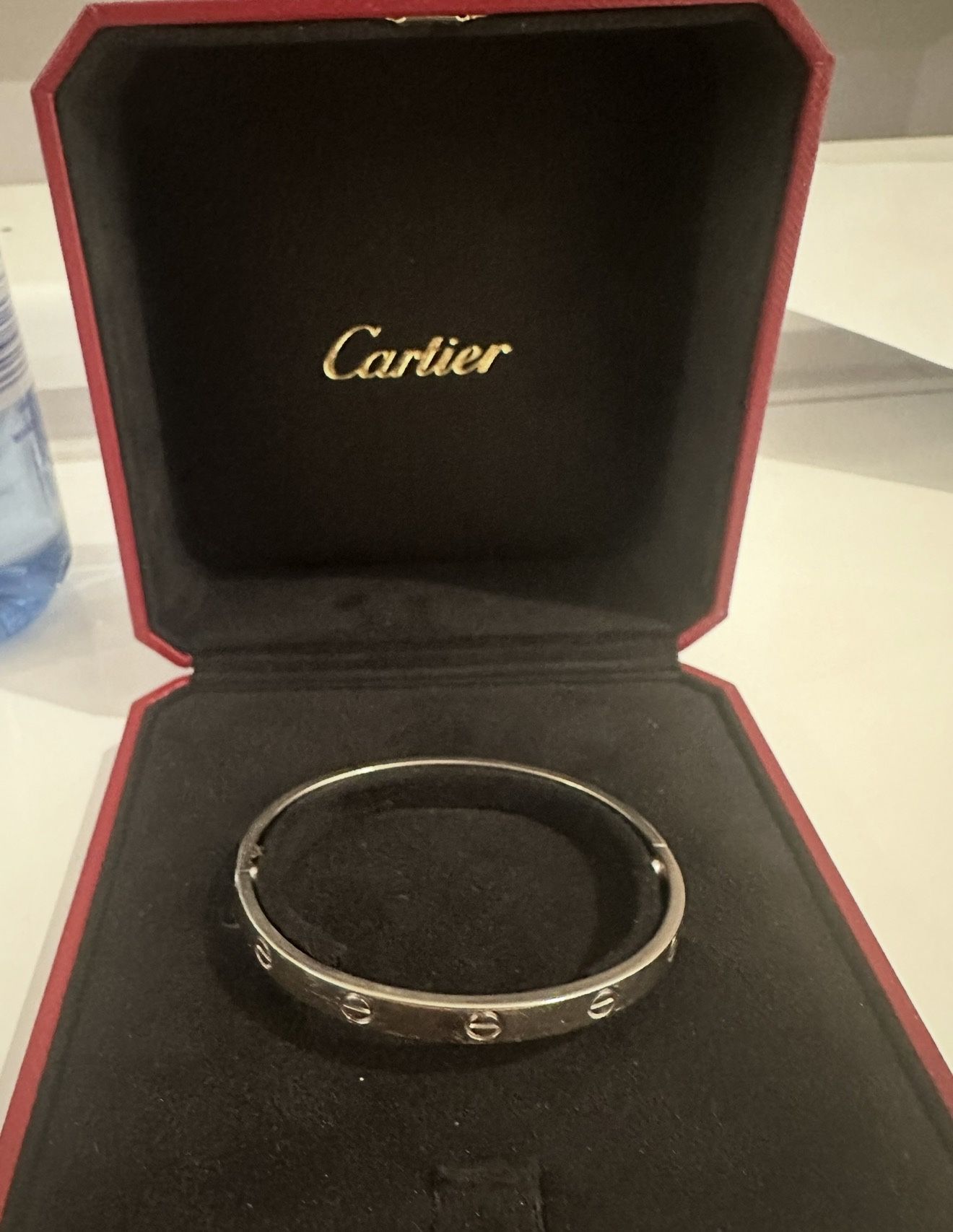 Cartier Love Bracelet Used Size 18