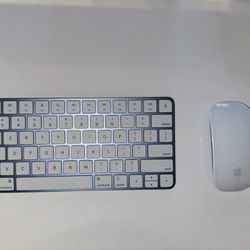 NEW Wireless Apple Certified Keyboard & Mouse (Blue)
