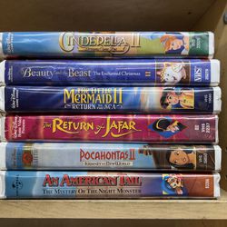 Disney VHS Bundle 