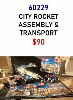 LEGO 60229 CITY ROCKET ASSEMBLY & TRANSPORT