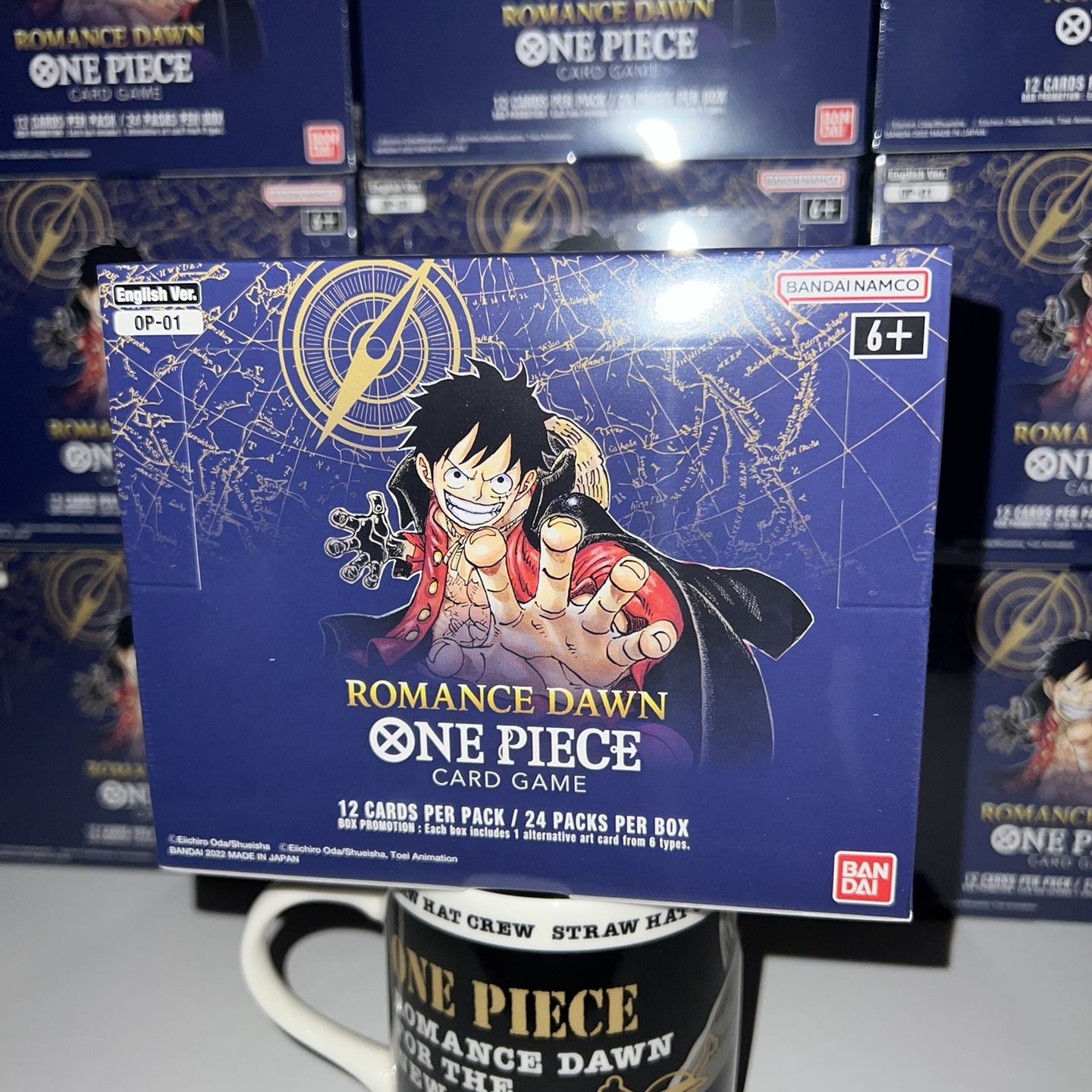 one piece romance dawn booster box english One Piece TCG Romance Dawn OP-01 Booster Box - Wave 1 (Pre-Errata) - English