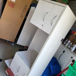 White  Office  Desk  Good  Condition  