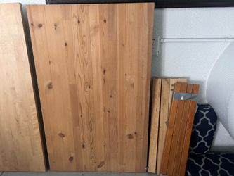 Wood dining table (seats 4)