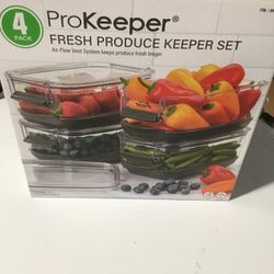 Prokeeper Fresh Produce Keeper Set 4 Pack