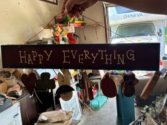 Wooden Decorative Hanging Sign