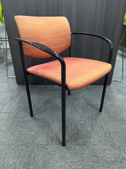 Steelcase Player Side Chair (Orange/Black)