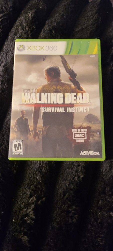 The Walking Dead Survival Instinct Xbox (contact info removed) No Manual Tested Working