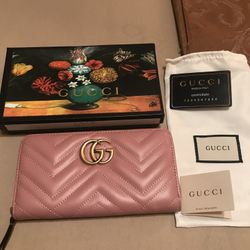 ⚜️GG Marmont Nude/Blush W@llet⚜️