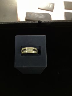 10K white Gold men’s ring Size 10
