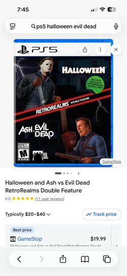 Halloween & Ash vs. Evil Dead PS5 Sealed w/ Collectible Trading Cards