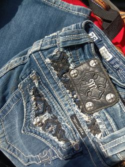 size 28 Miss Me jeans