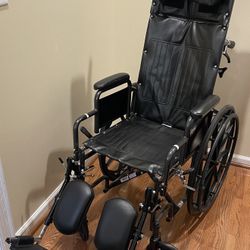 Probasics Recliner High Back Wheelchair by Invacare 16" Seat