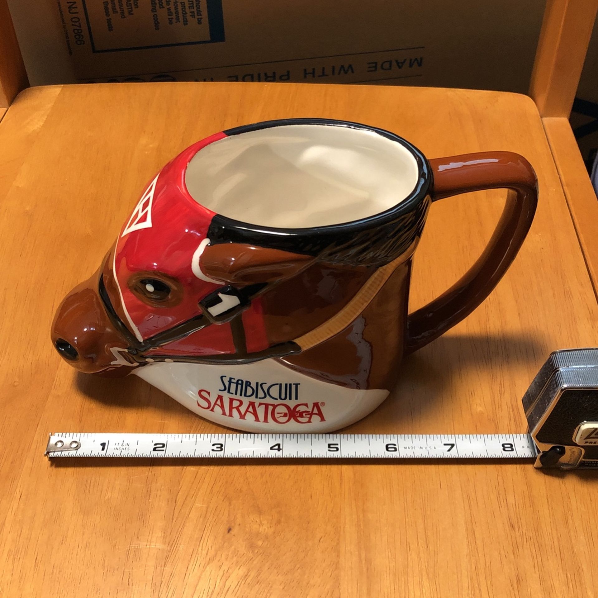 Saratoga Race Course, Seabiscuit Horse-Shaped Coffee Mug