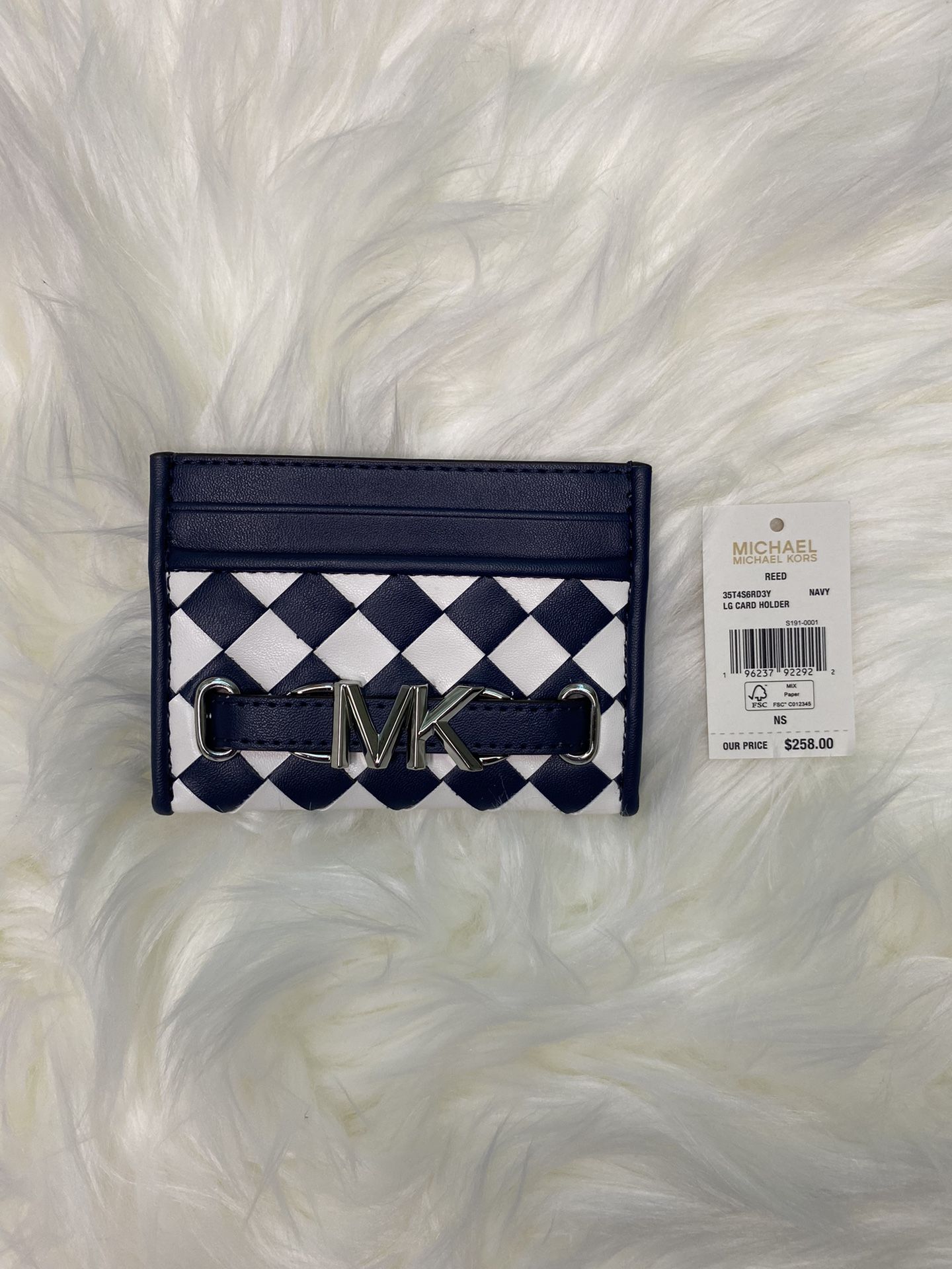 Michael Kors Reed Navy LG Card Holder  
