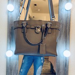 Gray Michael Kors Purse 