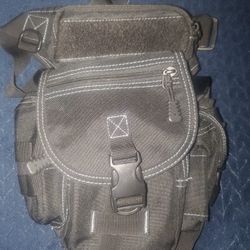 Black Tactical Hip Bag.