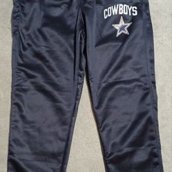 Men's Sizes Large Dallas Cowboys Sweatpants New Blue White Dak Lamb Aikman