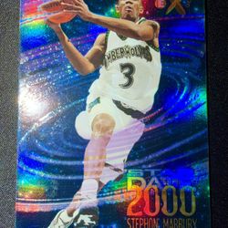 1996 Stephon Marbury #10 Star Date Skybox 10/15