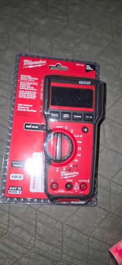 Milwaukee  digit Multimeter 400a with LO-Z