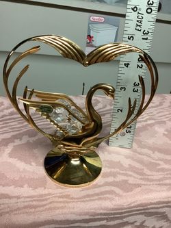 1992 swam with Chrystal stone, brass