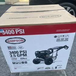 3400 Simpson Gas Powered 