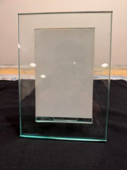 Clear Glass Photo Frame