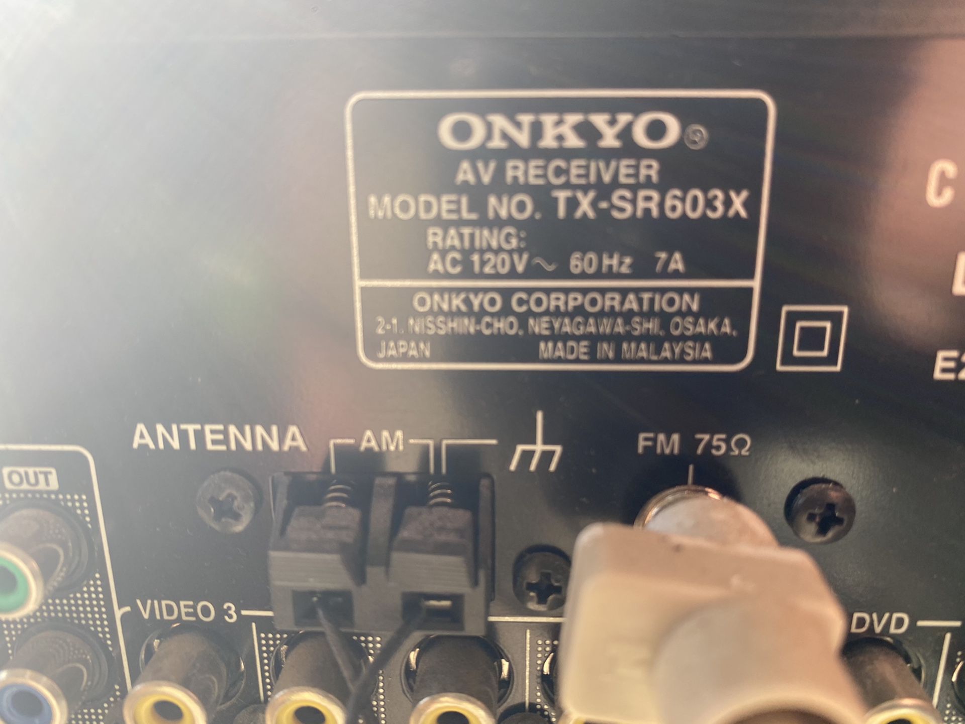 Onkyo receiver