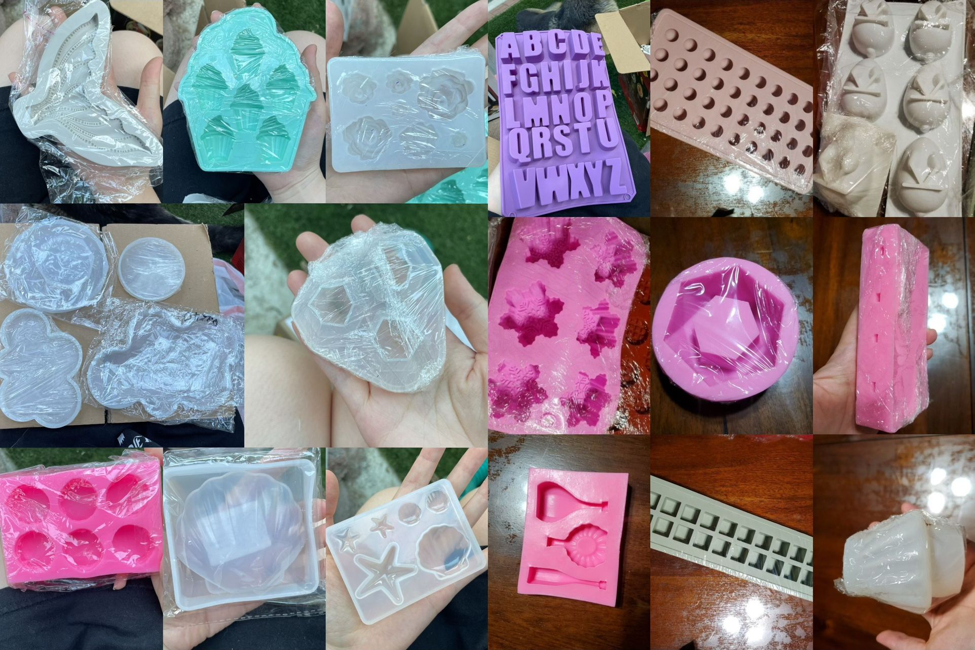 Candle Supplies, 3D Mold, Silicone Mold, Resin Mold, Soap Mold, Plaster Mold