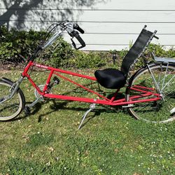 Tour Easy recumbent bike E Z Racer