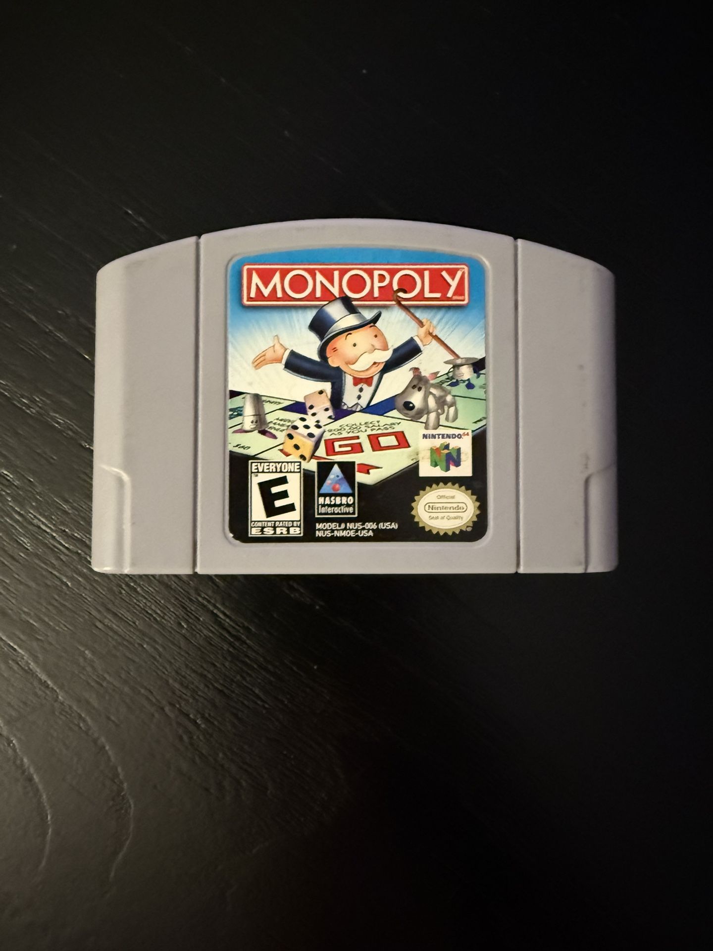 Monopoly (Nintendo 64, 1999) Authentic N64 Cartridge Tested & Working!