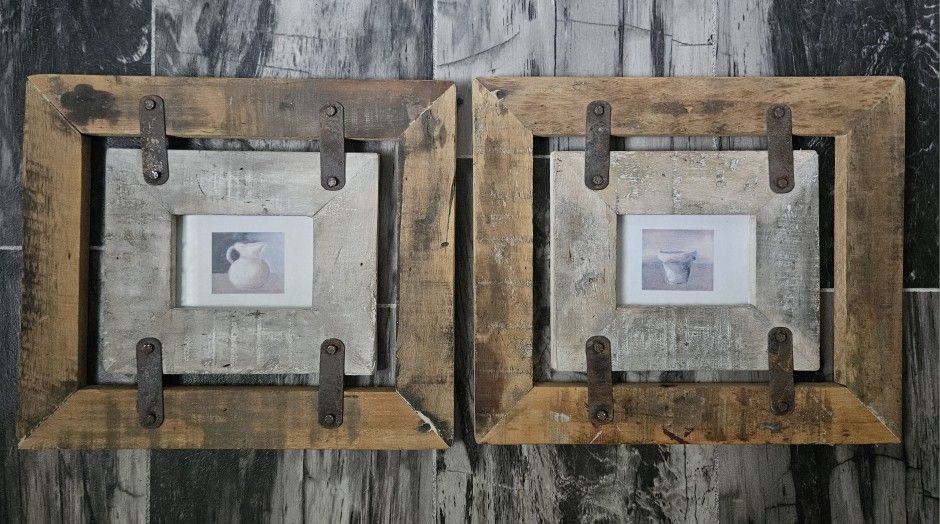 Solid Wood Picture Frame Set