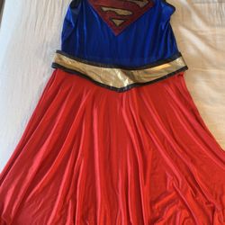 Superman Dress Adult Small